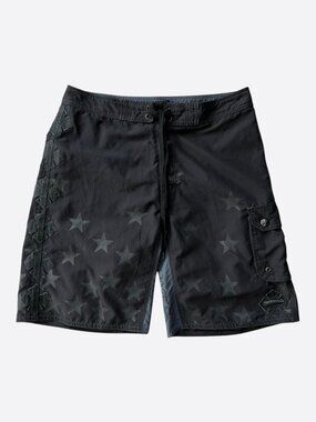Chrome Hearts Black Star Cross Patch Swimshorts